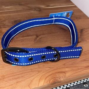 NWT MAX & NEO Blue Nylon Dog Collar Size Large 19”-23”
